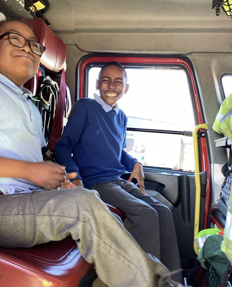 Spring Term Highlights, Part 3! We had an exciting visit from the West Midlands Fire Service! We explored the fire truck, took a good look around, and even got to spray the hose. 

Thank you for an amazing day!