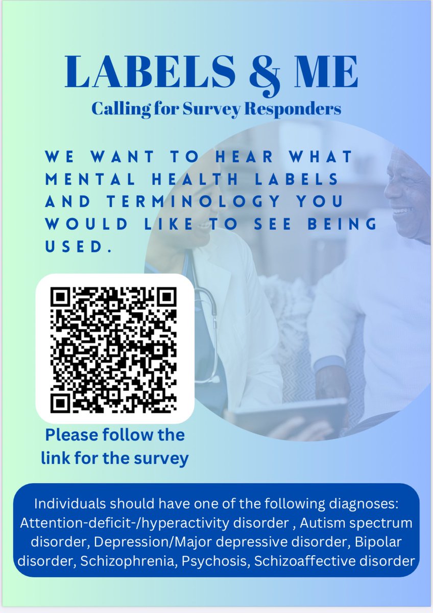 KittelSchneider's tweet image. If you have been diagnosed with a mental health condition, we invite you to fill out the survey below 👇