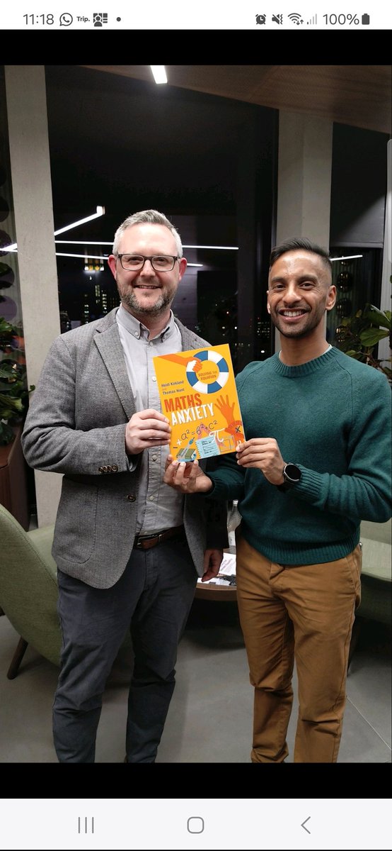 Dr Thomas Hunt (@dr_tom_hunt) on Twitter photo So pleased to have had such positive feedback on our #mathsanxiety book. Loads of useful info and advice for anyone involved in maths education. <a href="/DerbyUni/">University of Derby</a> <a href="/drheidikirkland/">Dr Heidi Kirkland</a> <a href="/Bobby_Seagull/">Bobby Seagull</a> amzn.eu/d/bZDL5ow So pleased to have had such positive feedback on our #mathsanxiety book. Loads of useful info and advice for anyone involved in maths education. <a href="/DerbyUni/">University of Derby</a> <a href="/drheidikirkland/">Dr Heidi Kirkland</a> <a href="/Bobby_Seagull/">Bobby Seagull</a> amzn.eu/d/bZDL5ow