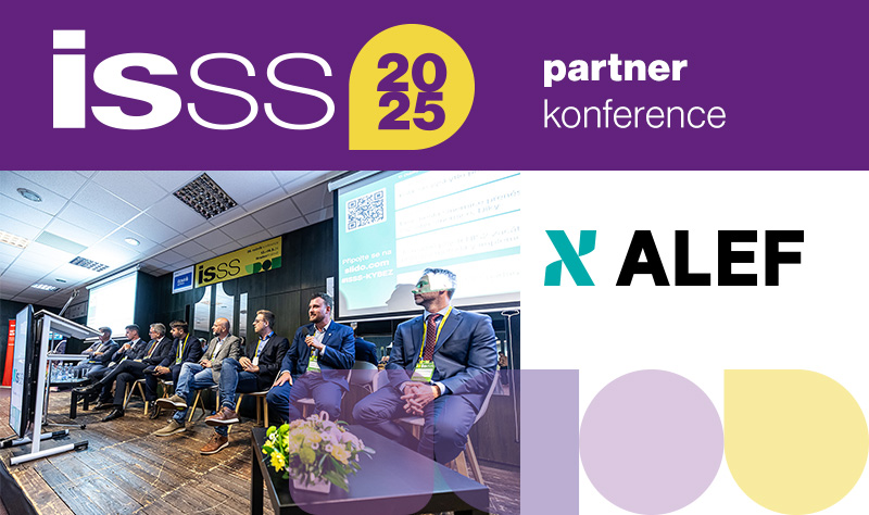 Partnerem 🤝 konference ISSS 2025 je společnost ALEF CZ 💻. Děkujeme za podporu!