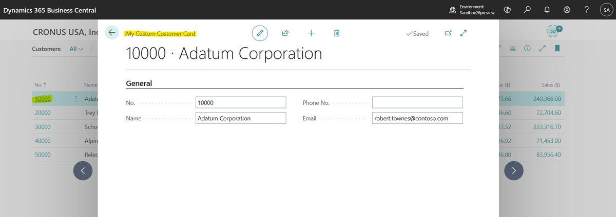 mohana_cse06's tweet image. Extend CardPageId on List & ListPart Pages!
#MSDyn365BC
✅ Replace the default card page with a custom one
If multiple extensions set the property, the last one wins — so PTE's can override AppSource behavior too.
mohana-dynamicsnav.blogspot.com/2025/04/extend…