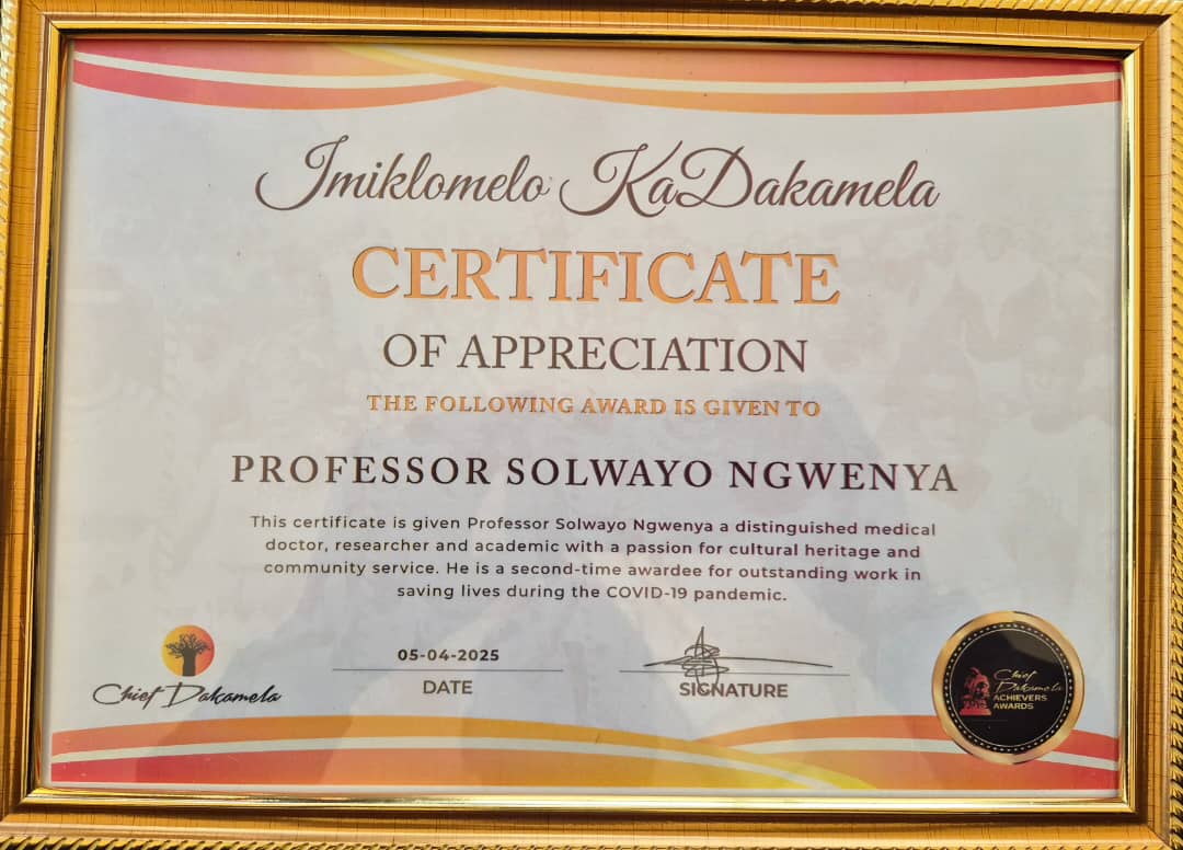 Chief Dakamela of Nkayi, thank you for the recognition. Our culture can only be practised and understood by us alone. It's great to be honoured in 2 straight years. Your work is commendable, and you always find the usually unrecognisable. Your gigantic blessings shall come.