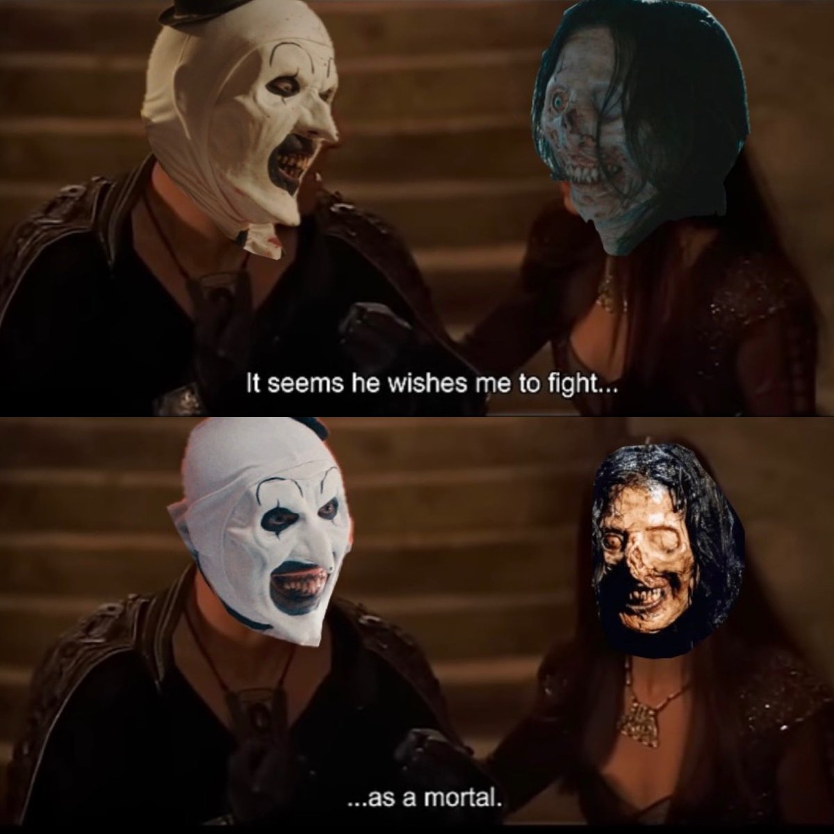 ClownCafePatron's tweet image. #Terrifier4