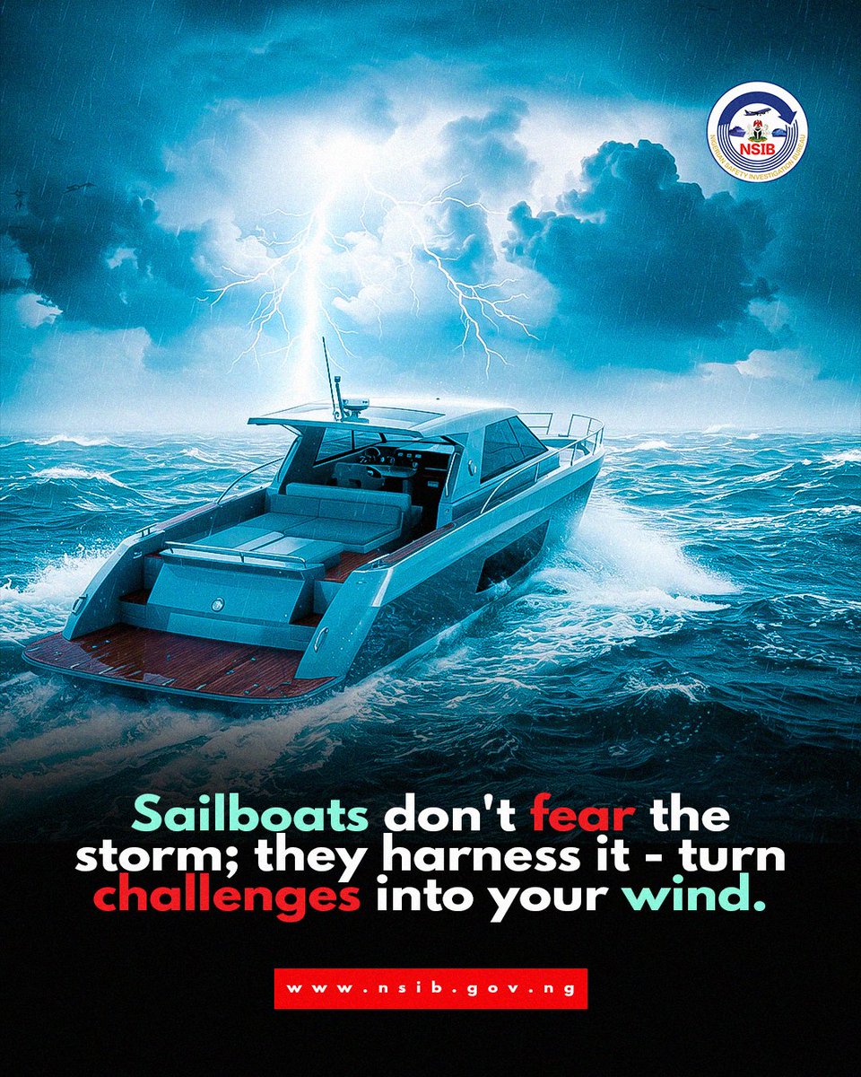 nsibofficial's tweet photo. Turn life's challenges into opportunities for growth.  Let adversity drive you toward your goals.

#MondayMotivation #NSIB #TransportSafety #Drive https://t.co/6JaeJT4IeU