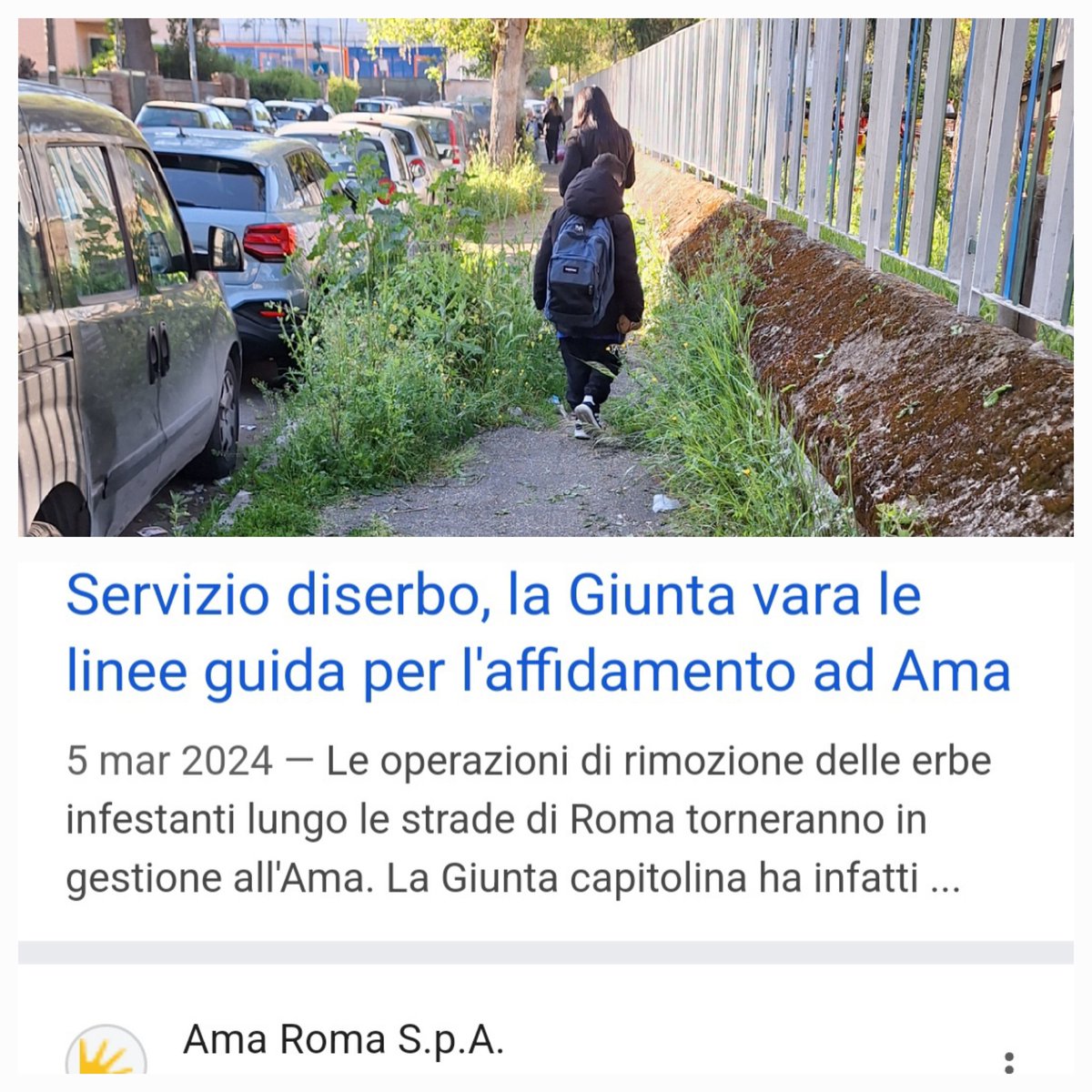 rodolfo murra (@rodolfomurra) on Twitter photo Roma. La rassegnazione invece della rivoluzione. In fila indiana, verso scuola, col macete su un marciapiedi della Capitale. <a href="/Lavoratori_Ama/">Lavoratori_Ama</a> #amaroma Roma. La rassegnazione invece della rivoluzione. In fila indiana, verso scuola, col macete su un marciapiedi della Capitale. <a href="/Lavoratori_Ama/">Lavoratori_Ama</a> #amaroma