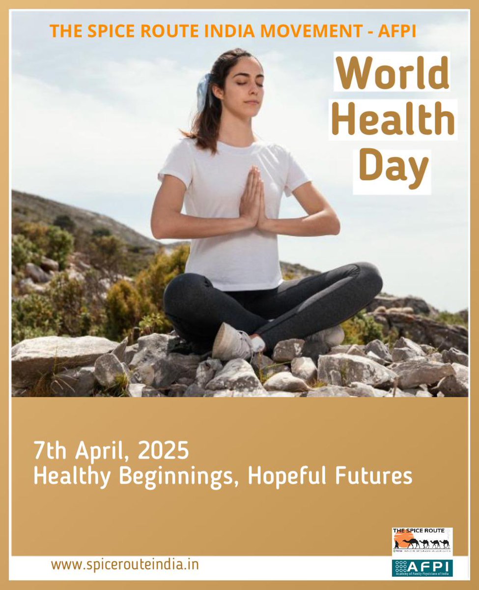 This World Health Day will kick off a year-long campaign on maternal and newborn health.

Family physicians are the pillar to strengthen the prenatal care, antenatal care, postpartum care of mother &amp; baby!

#worldhealthday #spicerouteindiamovement #proudtobeafamilyphysician