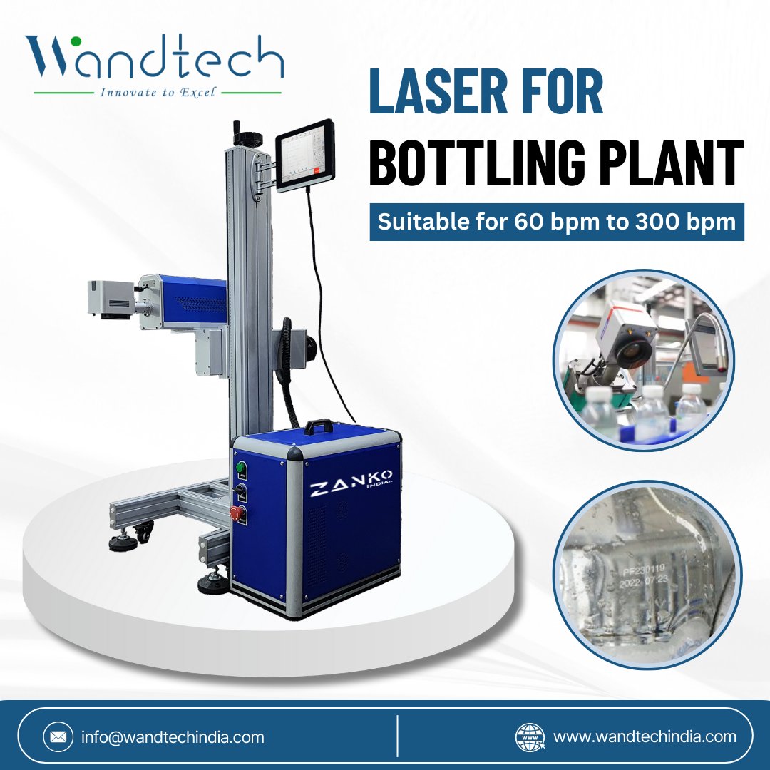 WandtechIndia's tweet image. ✨ Upgrade Your Bottling Line with Laser Precision! ✨

Experience unmatched speed, accuracy, and reliability with laser marking solutions designed for modern bottling plants.
#WandtechIndia #LaserMarking #BottlingTech #SmartManufacturing #SustainableSolutions #PrecisionMarking