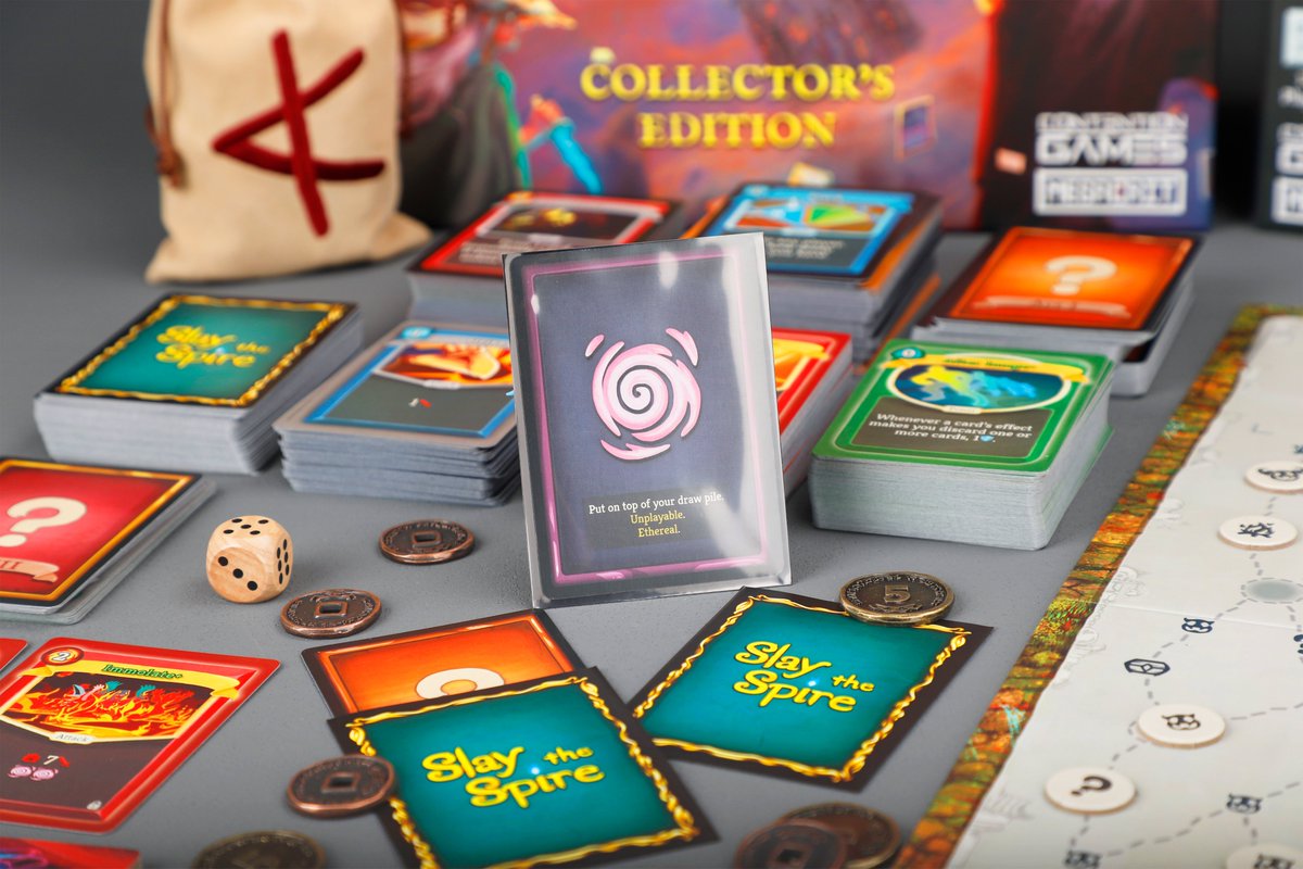 longpackgames's tweet photo. ๐ฐEach card is a cornerstone of your strategy. Transparent card sleeves, with their superior protection, ensure your collection remains timeless.
โ๏ธโ๏ธโ๏ธ
#slaythespire #ContentionGames #LongPack #boardgames #tabletopgames #manufacturer #ProjectWeLove #showcase #dice https://t.co/Yd3K4Rji3n