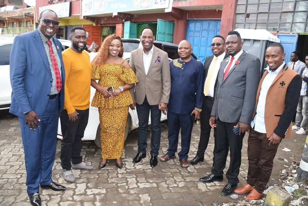 TheMCSK's tweet photo. Our CEO, Dr. @EzekielMutua, together with MCSK National Chairman @ephysaf &amp; former Chair Bernard Mukaisi, had the honour of joining MCSK Members, church leaders and guests yesterday afternoon for the dedication of the newly built sanctuary at New Vision Ministries in Chokaa. https://t.co/sXYE4p2pyO