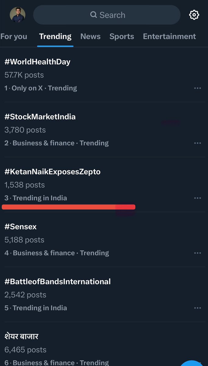 #KetanNaikExpossedZepto Trending top 3 in india Power of common man let’s unite and raise our voice loud and clear. 
let’s hold them accountable. 

#KetanNaikExposesZepto #mns #banzepto #uninstallzepto #unsafezeptofood