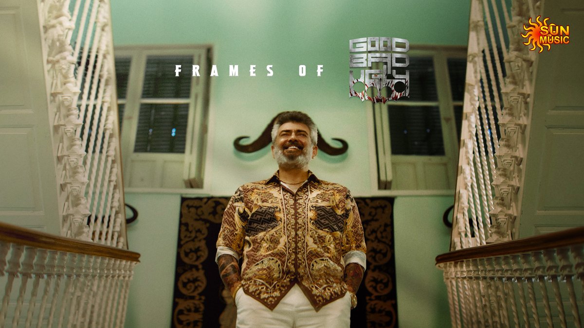 SunMusic's tweet image. He owns every frame! 😍🔥

#SunMusic #Kollywood #AjithKumar #GoodBadUgly #TamilSongs