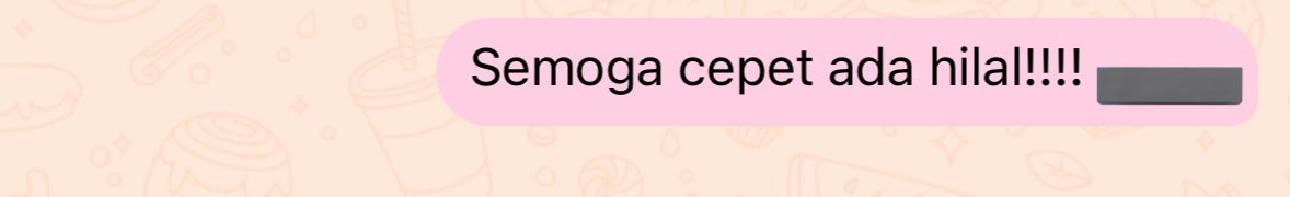Hari ini aku lagi suka banget ngomong hilal