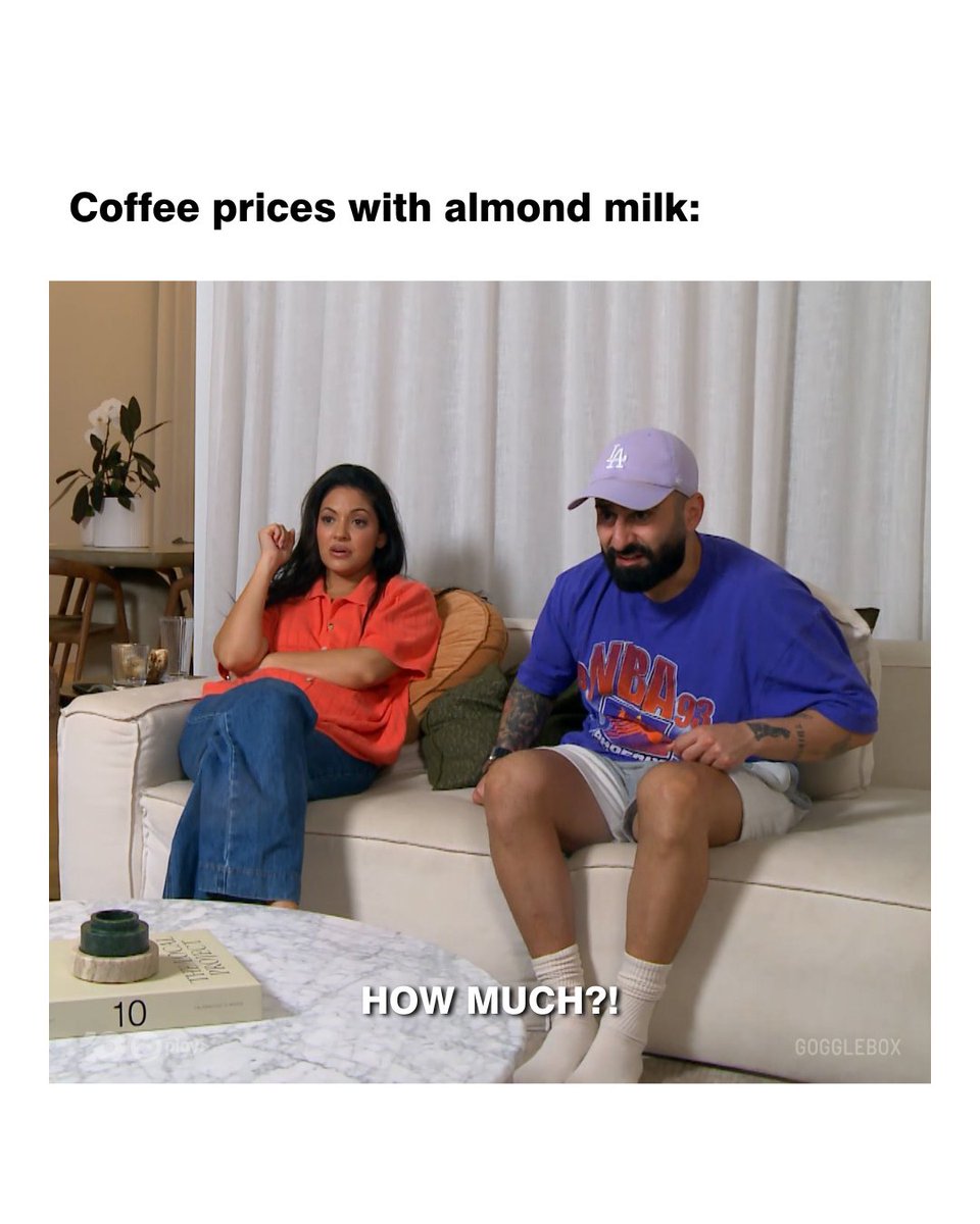 On second thought... regular milk is fine 😓☕️

#GoggleboxAU