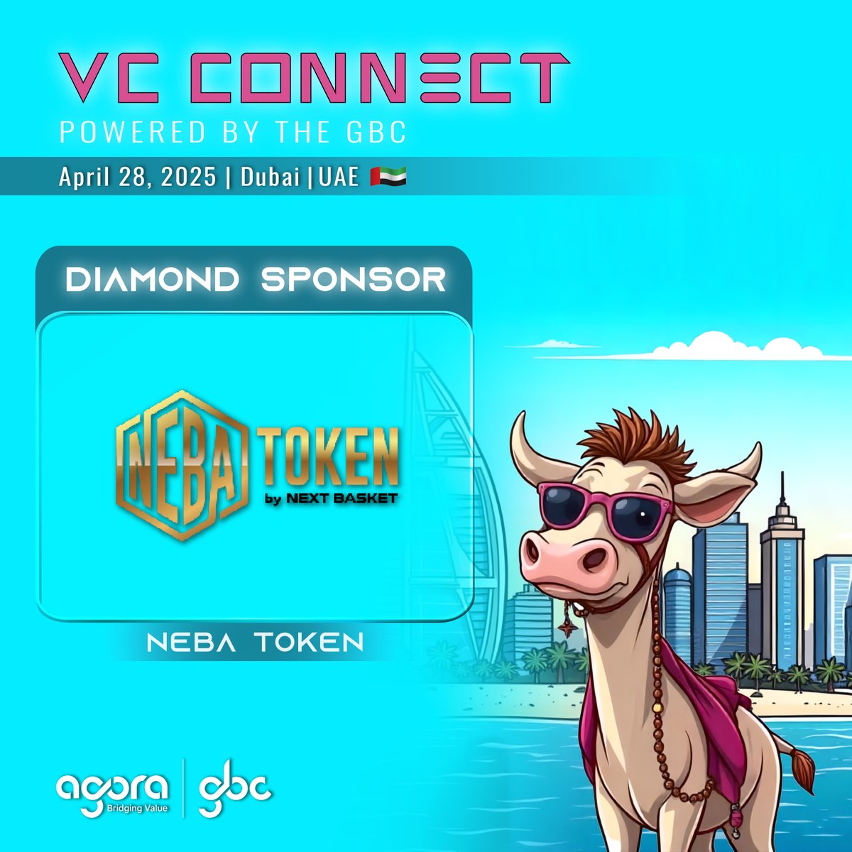 The Global Blockchain Congress (@agoragbc) on Twitter photo We are proud to announce <a href="/NEBAtoken/">NEBA Token</a> as a Diamond Sponsor for VC Connect.
<a href="/IvayloPGeorgiev/">Ivailo Georgiev</a>, we are glad to have you on board with us.
Join us at VC Connect for an elite VC convergence.
Register here: lu.ma/VC-Connect
#VC #Token2049 #Dubai We are proud to announce <a href="/NEBAtoken/">NEBA Token</a> as a Diamond Sponsor for VC Connect.
<a href="/IvayloPGeorgiev/">Ivailo Georgiev</a>, we are glad to have you on board with us.
Join us at VC Connect for an elite VC convergence.
Register here: lu.ma/VC-Connect
#VC #Token2049 #Dubai