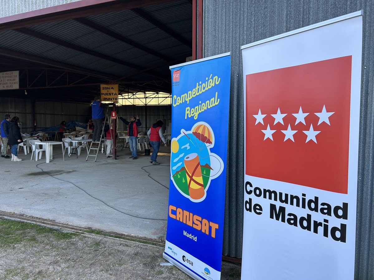 dcerverao's tweet image. Todo preparado para CanSat IV edición #IF_CMadrid esperando a los alumnos de @educacmadrid. Tu satélite en una lata. Los ganadores participarán en la final nacional en Galicia