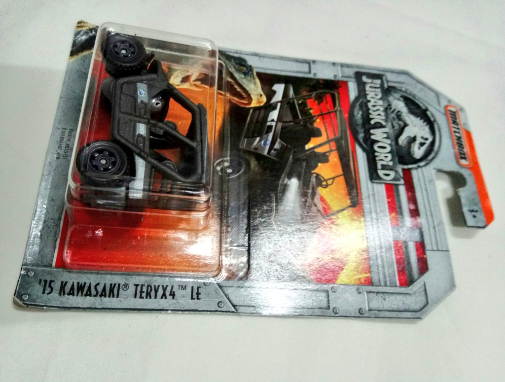 Matchbox - Kawasaki Tery X4 LE.

diecast Kawasaki Tery X4 LE versi film "Jurassic World" (2018).

Rp40.000.