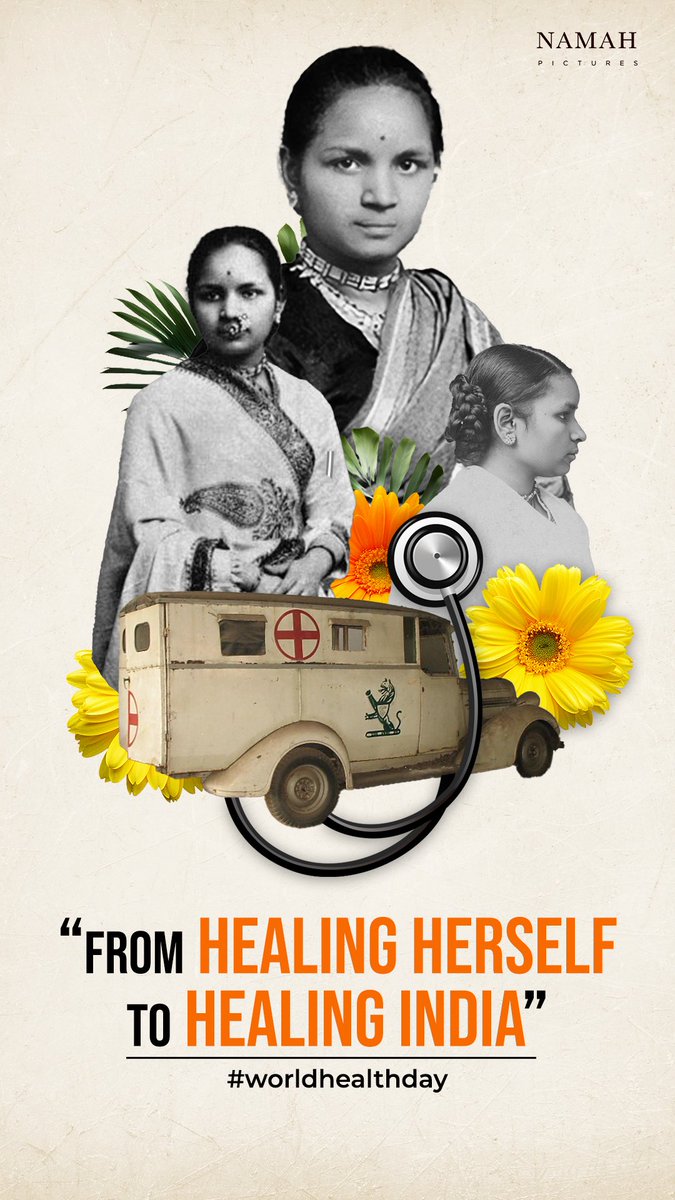 She walked so generations could heal. On World Health Day, we honor Anandi Gopal Joshi - India's first female physician and a pioneer in women's health.
.
.
#Namahpictures #Anandigopal #worldhealthday2025