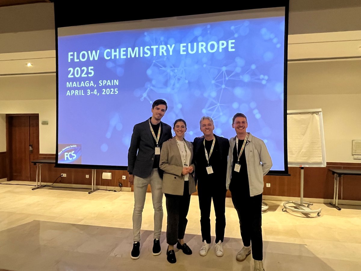 project_MiEl (@project_miel) on Twitter photo Last week doctoral candidate <a href="/MorganRegnier/">Morgan Regnier</a> (Universiteit van Amsterdam ) took part at Flow Chemistry Europe and presented his poster “Flow Electroreductive Nickel-Catalyzed Cyclopropanation of Alkenes Using gem-Dichloroalkanes”. Thank you Morgan for sharing some impressions! Last week doctoral candidate <a href="/MorganRegnier/">Morgan Regnier</a> (Universiteit van Amsterdam ) took part at Flow Chemistry Europe and presented his poster “Flow Electroreductive Nickel-Catalyzed Cyclopropanation of Alkenes Using gem-Dichloroalkanes”. Thank you Morgan for sharing some impressions!