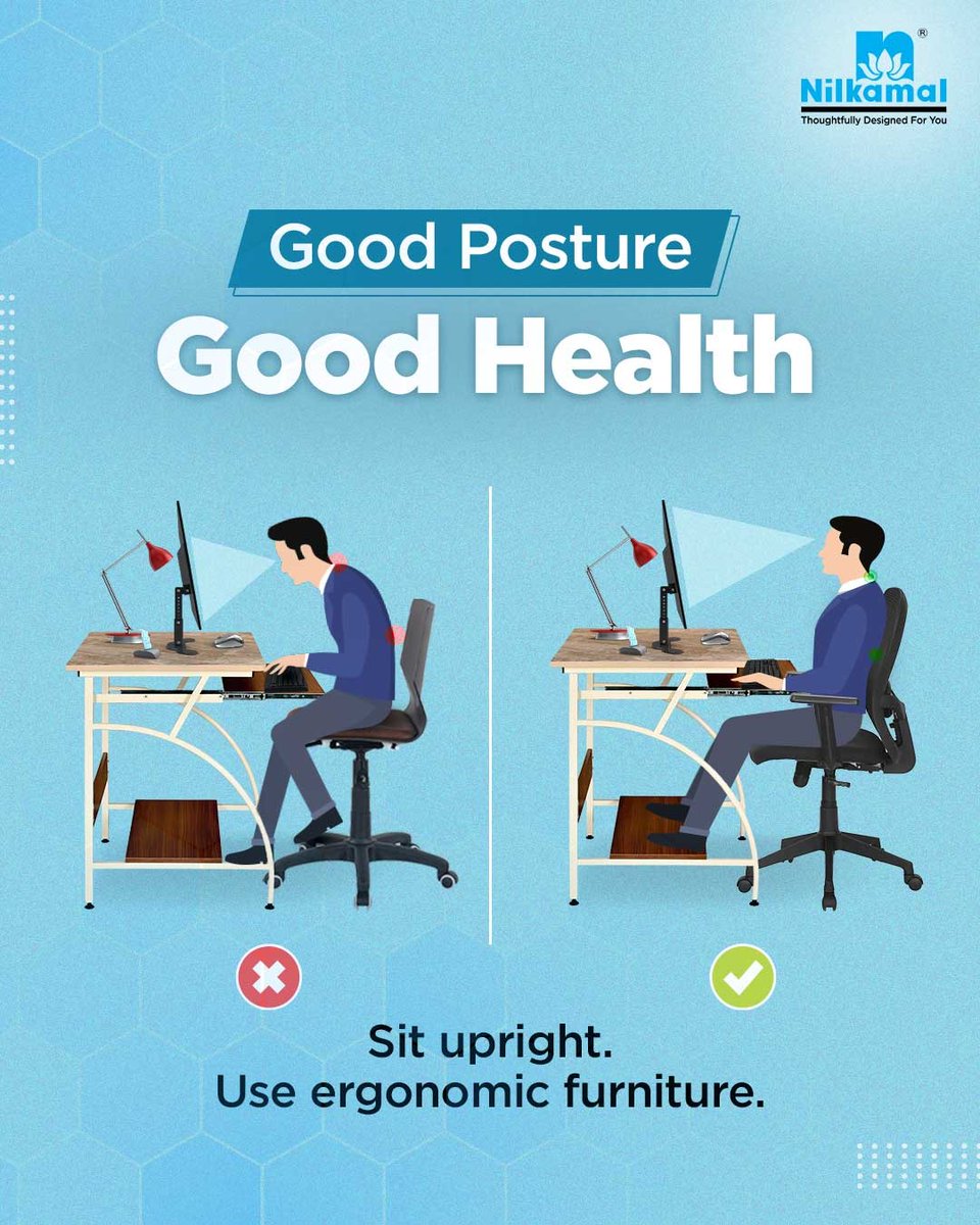 This World Health Day, make your work-from-home setup is ergonomic and comfortable with Nilkamal Furniture. 

Explore our “Work home furniture collection”. Visit our website - link in the bio.
#Nilkamal #furniture #NilkamalFurniture #NilkamalLimited ​#WorldHealthDay