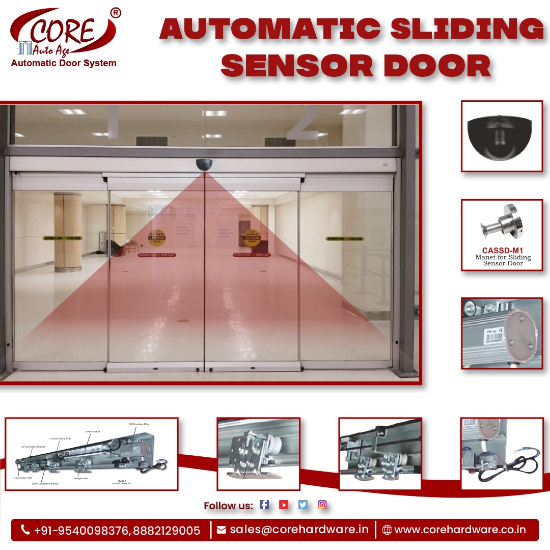 coreautoage's tweet image. 🚪✨ Upgrade with Core’s Automatic Sliding Sensor Door! Enjoy effortless access with smart sensor technology, sleek design, and energy efficiency. Perfect for modern spaces.

#SmartDoors #AutomaticDoors #SlidingSensorDoors #TouchlessEntry #ModernArchitecture #CoreHardware