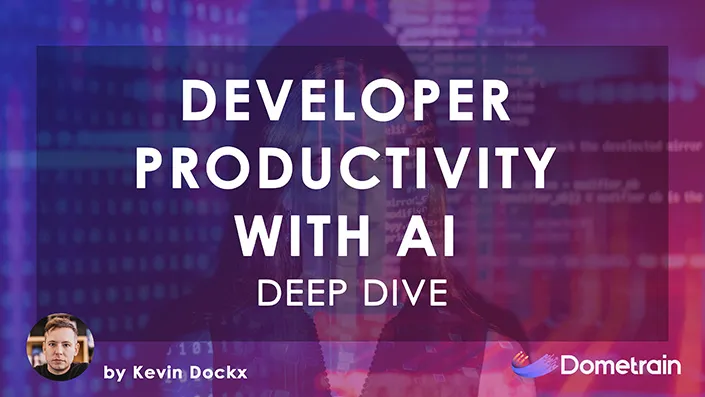 Very happy to announce my latest <a href="/dometrain/">Dometrain</a> course went live!  Want to learn how to use AI to increase your productivity when developing? This deep dive follow-up to my AI getting started course is what you need :)  Enjoy, and get 40% OFF with EARLYBDAY40  dometrain.com/course/deep-di…