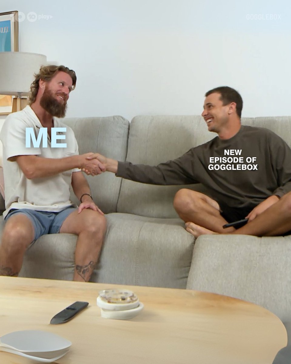 Get over here! #GoggleboxAU is back 🙌

7.30 Tonight on @channel10au and 10 Play