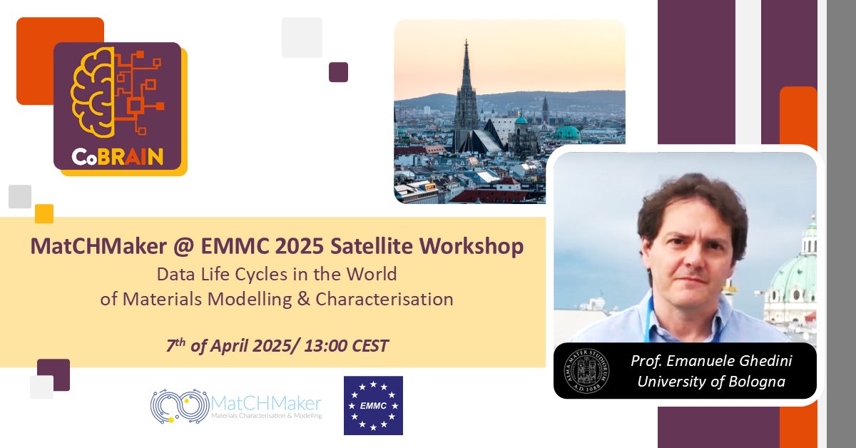 CoBRAIN_Project (@cobrain_p) on Twitter photo ๐ค๐กItโs Today โ <a href="/CoBRAIN_P/">CoBRAIN_Project</a> in Action at <a href="/HEU_MatCHMaker/">MatCHMaker - HorizonEU</a> Satellite Workshop #EMMC2025 โ Join the Conversation! ๐๐
๐ฅThe MatCHMaker Satellite Workshop is taking place today at TU Wien, and <a href="/CoBRAIN_P/">CoBRAIN_Project</a> is proudly participating alongside our sister projects! ๐ฑ๐ฌ
<a href="/CoBRAIN_P/">CoBRAIN_Project</a>'s ๐ค๐กItโs Today โ <a href="/CoBRAIN_P/">CoBRAIN_Project</a> in Action at <a href="/HEU_MatCHMaker/">MatCHMaker - HorizonEU</a> Satellite Workshop #EMMC2025 โ Join the Conversation! ๐๐
๐ฅThe MatCHMaker Satellite Workshop is taking place today at TU Wien, and <a href="/CoBRAIN_P/">CoBRAIN_Project</a> is proudly participating alongside our sister projects! ๐ฑ๐ฌ
<a href="/CoBRAIN_P/">CoBRAIN_Project</a>'s