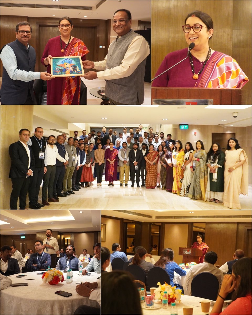 Smriti Z Irani (@smritiirani) on Twitter photo Had an engaging and insightful interaction with participants of <a href="/ISBedu/">Indian School of Business (ISB)</a>'s Advanced Management Programme in Public Policy.
A dynamic cohort of leaders from civil services, public sector, and private domain shaping India’s policy future. Had an engaging and insightful interaction with participants of <a href="/ISBedu/">Indian School of Business (ISB)</a>'s Advanced Management Programme in Public Policy.
A dynamic cohort of leaders from civil services, public sector, and private domain shaping India’s policy future.
