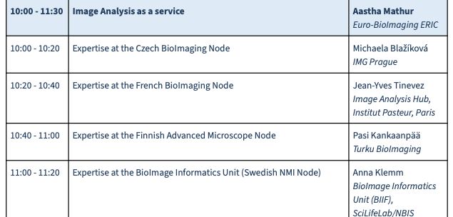 Euro-BioImaging ERIC (@eurobioimaging) on Twitter photo This morning at the Image Data Community Days, we'll hear about #imagedata analysis & more at #EuroBioImaging Nodes, @IMCF_Biocev @BIIF_sweden <a href="/Fr_BioImaging/">France-BioImaging Research Infrastructure</a> <a href="/FiAMNode/">Finnish Advanced Microscopy Node</a> & CAPI Node. We will also hear about HPC at <a href="/VIBImagingCore/">VIB BioImaging Core</a>. Learn how we can support your imaging project! This morning at the Image Data Community Days, we'll hear about #imagedata analysis & more at #EuroBioImaging Nodes, @IMCF_Biocev @BIIF_sweden <a href="/Fr_BioImaging/">France-BioImaging Research Infrastructure</a> <a href="/FiAMNode/">Finnish Advanced Microscopy Node</a> & CAPI Node. We will also hear about HPC at <a href="/VIBImagingCore/">VIB BioImaging Core</a>. Learn how we can support your imaging project!