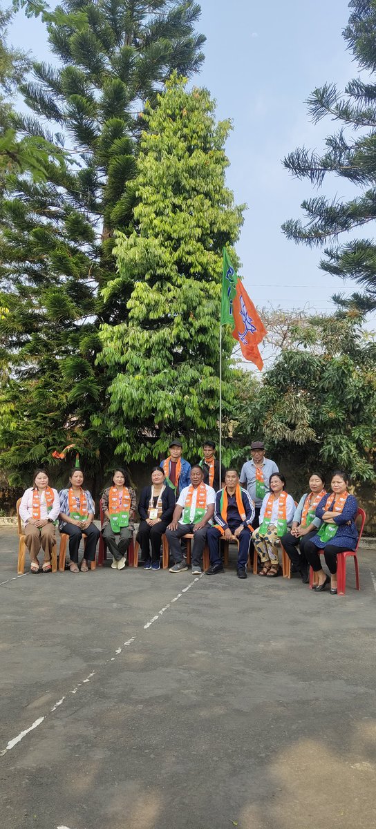 Benjamin Yepthomi (@yepthomiben) on Twitter photo From the towns to the hills, right up to the borders of Burma — our <a href="/BJP4Nagaland/">BJP Nagaland</a> karyakartas are proudly celebrating BJP Foundation Day across every nook and corner of Nagaland.
With unwavering spirit, our karyakartas stand united in service, commitment, and nationalism. From the towns to the hills, right up to the borders of Burma — our <a href="/BJP4Nagaland/">BJP Nagaland</a> karyakartas are proudly celebrating BJP Foundation Day across every nook and corner of Nagaland.
With unwavering spirit, our karyakartas stand united in service, commitment, and nationalism.