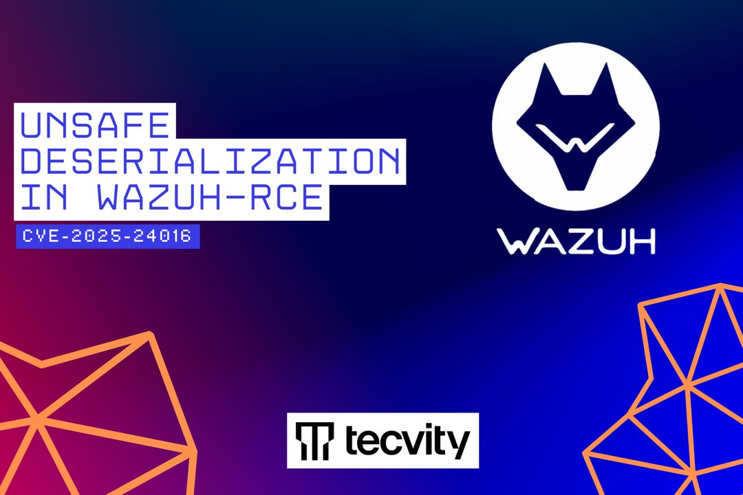 Did you hear about RCE vulnerability in <a href="/wazuh/">Wazuh</a>?

We've done research on it for you to understand what went wrong and how can you make sure you're not affected by it!

Read the blog at tecvity.co/blogs/unsafe_d…

#CyberSecurityAwareness