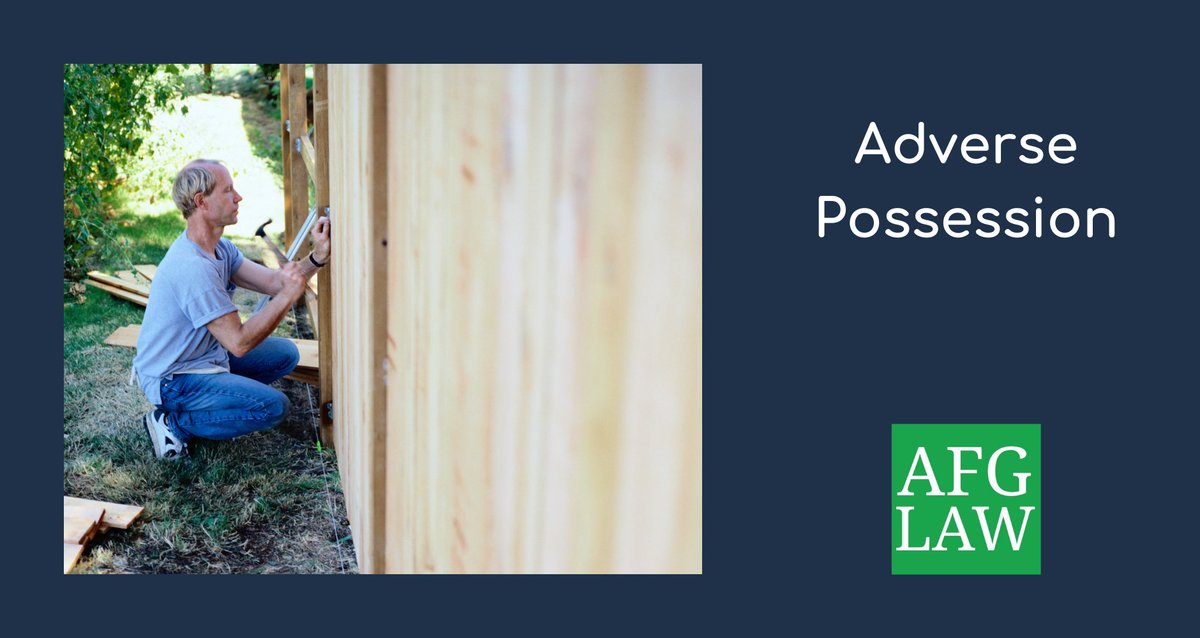 What is Adverse Possession? How do you apply for it? Why is it so important to get the application right? 

Click the link below to read the guide on our website.
loom.ly/NpU6G3A

#afglaw #commercialproperty #adversepossession