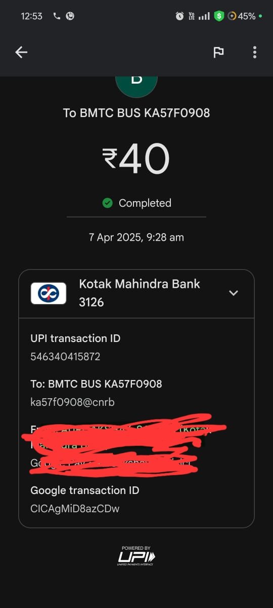 vsajjan90's tweet photo. @BMTC_BENGALURU  I've lost my wallet today while travelling through BMTC volvo Bus (ITPL route to Banashankari) from BEML Layout bus stop to Silk Board, Bus Number: KA 57 F 0908. Kindly need your help in contacting Bus staff for further assistance. Attached pic of payment details https://t.co/hKGL1FQpeo