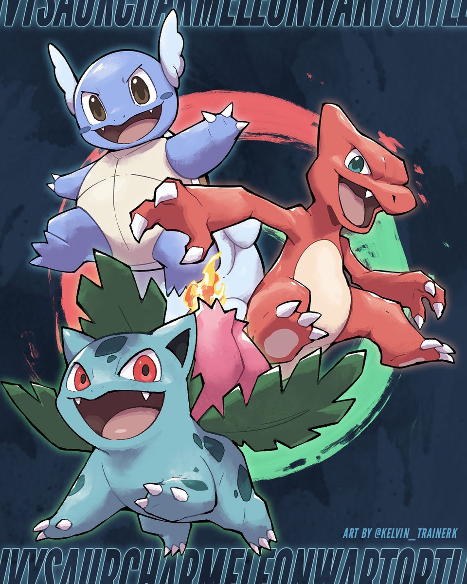 kelvin_trainerk's tweet image. The Middle Stages: Kanto!
#Ivysaur, #Charmeleon, and #Wartortle!
Which one is your favorite?

Enjoy! RTs are much appreciated!
#Pokemon #PokemonArt