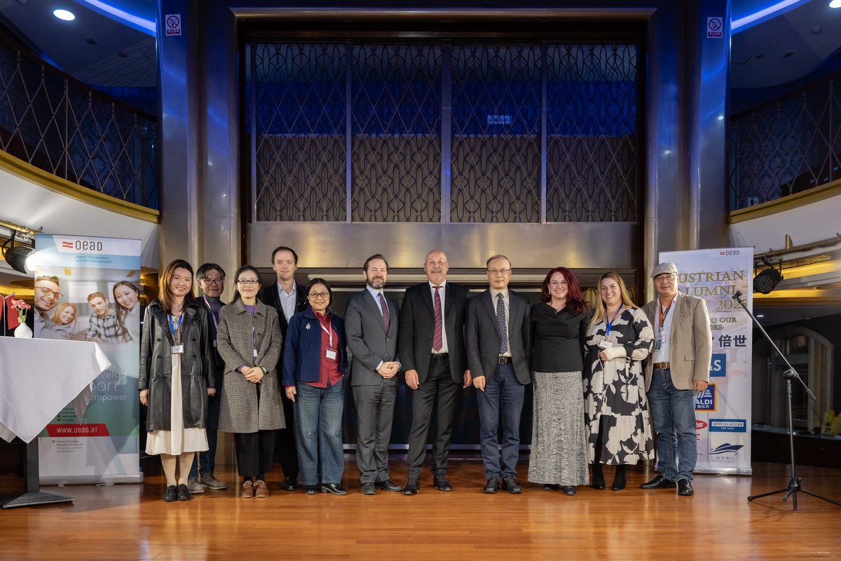 #ReFocusAustria Alumni-Event 2025 in Shanghai! Unsere Alumni leisten einen bedeutenden Beitrag zur Vertiefung der Beziehungen zwischen Österreich und China und sind wichtige Brückenbauer der bilateralen Beziehungen unserer Länder. 
<a href="/MFA_Austria/">MFA Austria</a> <a href="/OeAD_worldwide/">OeAD</a>
