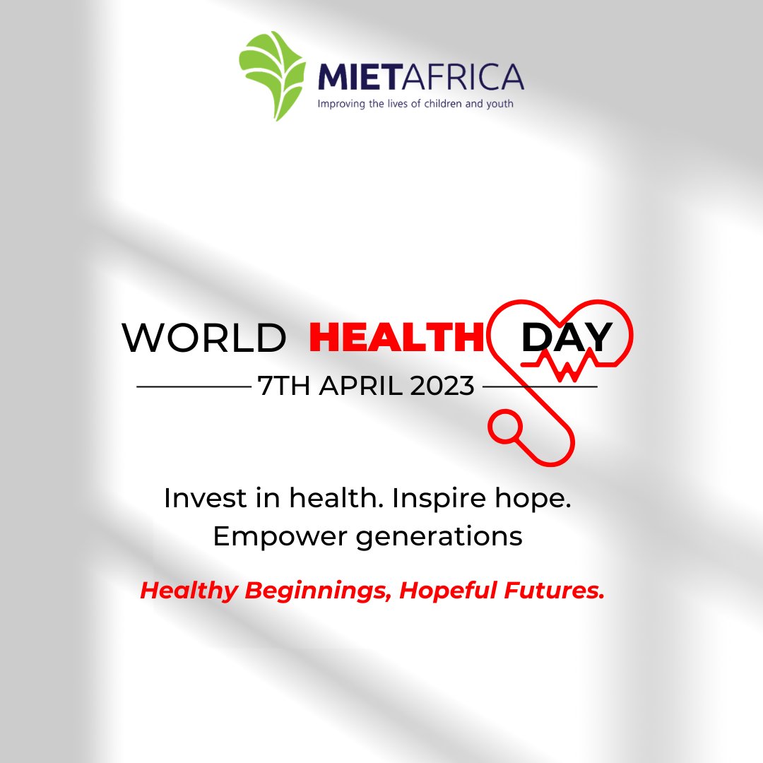 World Health Day - At MIET AFRICA, we believe that health is not a privilege - it’s a fundamental human right. #WorldHealthDay