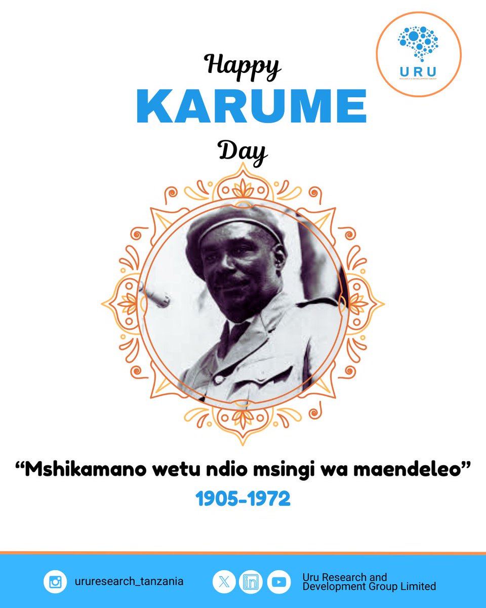 Heri ya Siku ya Karume.
#KarumeDay