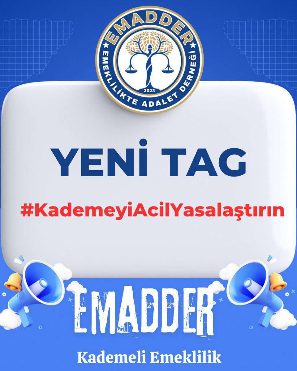 Zaman, parayla satın alınmayan ve geri döndürülemeyen tek şeydir. 17-20 yıl alın terimizin ve emeğimizin yok sayılmasına asla sessiz kalmayacağız.
#KademeyiAcilYasalaştırın