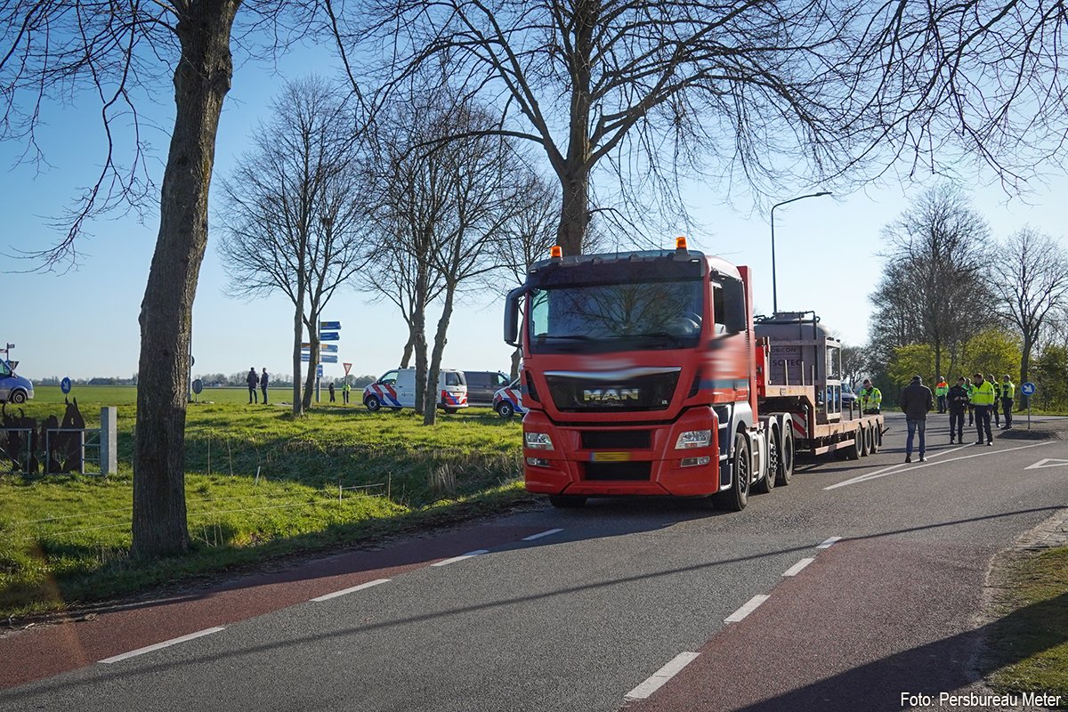 Fietser overleden door afvallende lading op N355