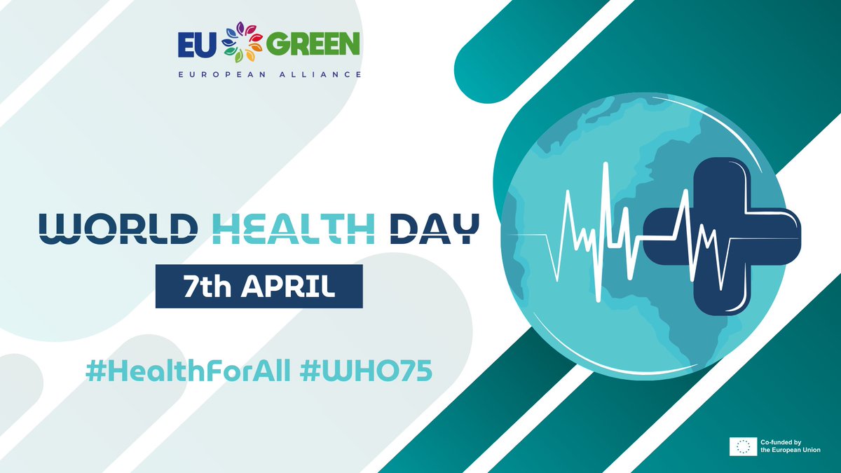 EU GREEN Celebrates World Health Day 🌍💚
Today, the #EUGREEN Alliance joins the global community in celebrating #WorldHealthDay.

We believe in a future where health, sustainability, and wellbeing go hand in hand.

Apply now: eugreenalliance.eu/eu-green-celeb…