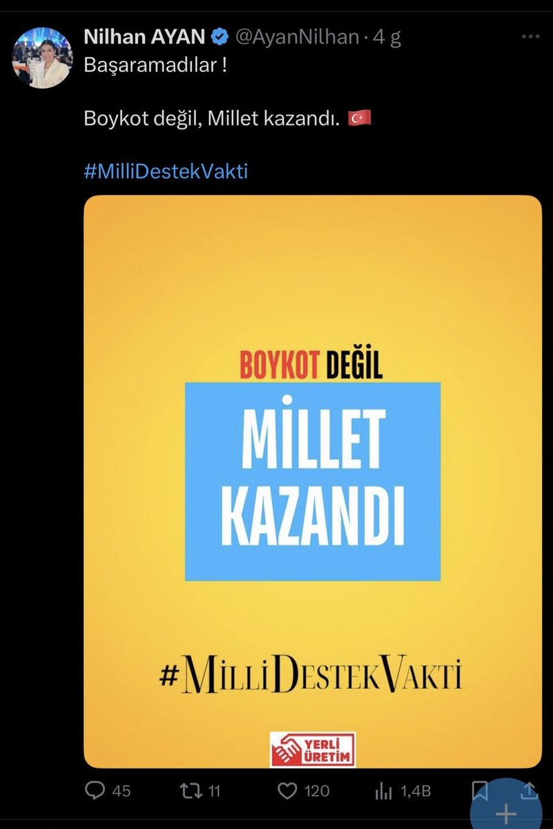 Pelit pastanelerinin sahibinin kızı bu paylaşımı yapmış. Pelit de boykot listesine eklendi.