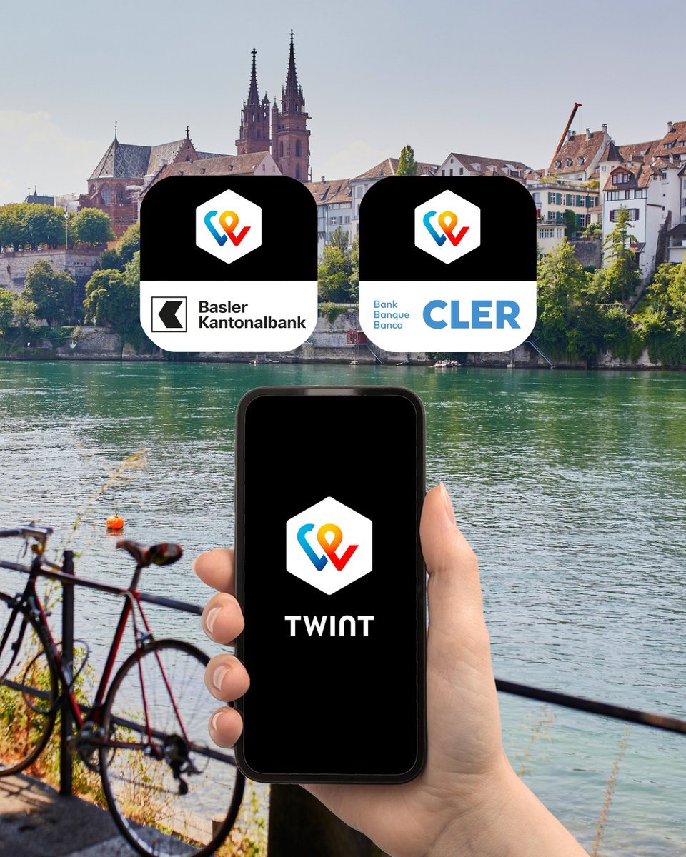 TWINT (@twintapp) on Twitter photo Today, <a href="/BaslerKB/">Basler Kantonalbank</a> and @BankCler have launched their TWINT app. Their customers can now download the TWINT app and link it directly to their bank account. With the addition of BKB, all 24 cantonal banks now have their own TWINT app.
#TWINT #BKB #BankCler Today, <a href="/BaslerKB/">Basler Kantonalbank</a> and @BankCler have launched their TWINT app. Their customers can now download the TWINT app and link it directly to their bank account. With the addition of BKB, all 24 cantonal banks now have their own TWINT app.
#TWINT #BKB #BankCler