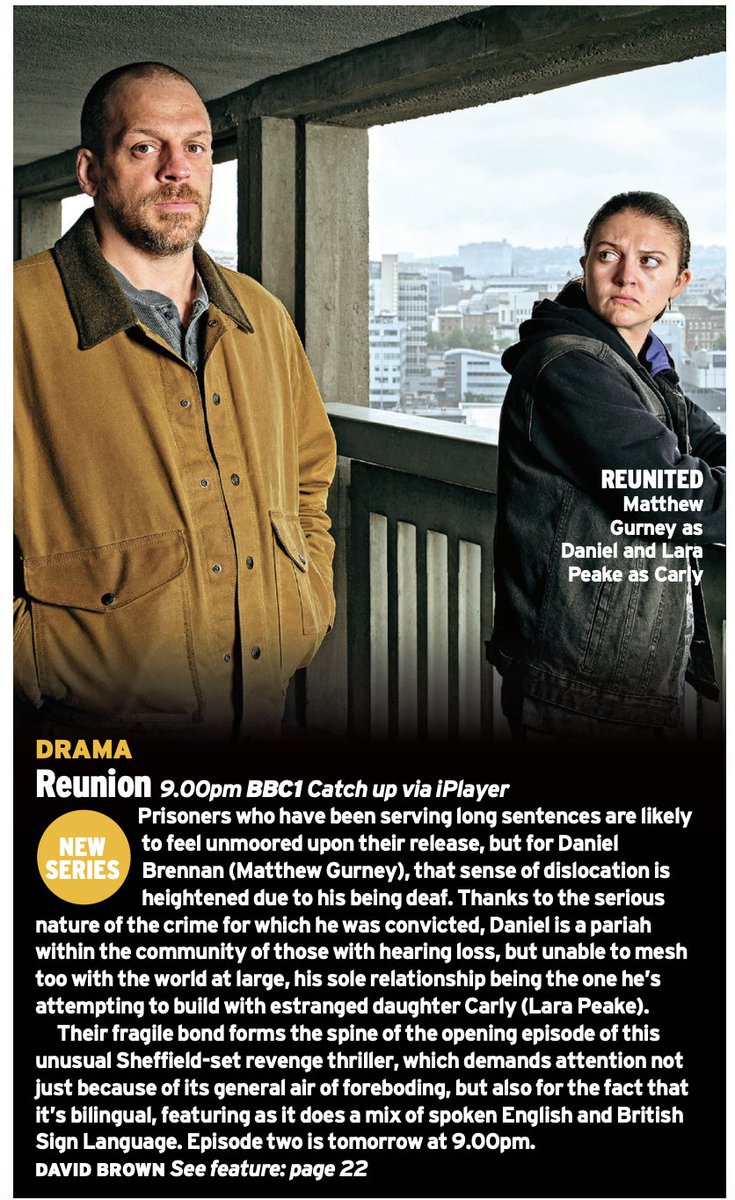#Reunion is a drama unlike any other you'll watch this week. Catch it on BBC1 at 9.00pm or in its entirety on iPlayer now. Here's my <a href="/RadioTimes/">Radio Times</a> pick of the day