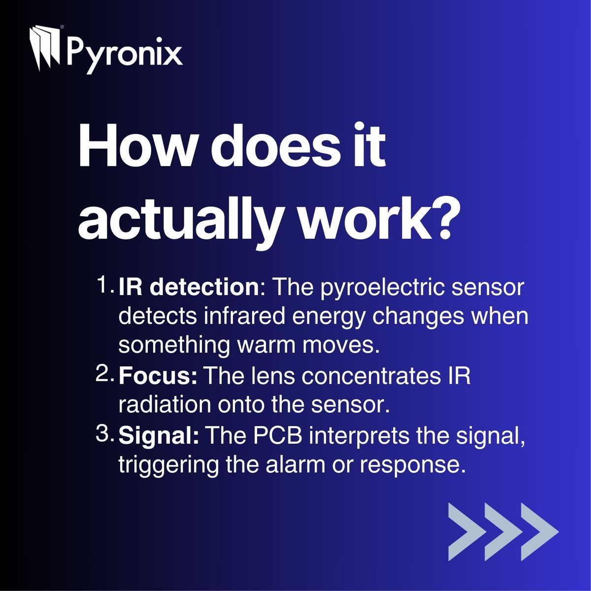 ViosecSystems's tweet image. Understanding how Passive Infrared (PIR) sensors work is just as important as knowing how to install them 🤔

Discover how #Pyronix explains the fascinating mechanics behind motion sensors and what truly sets them off. Dive in!

#cctv #security #securitydistributor #Detectors