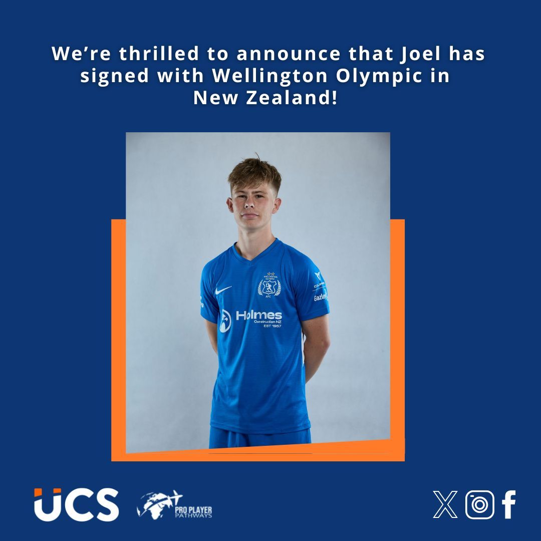 We’re thrilled to announce that Joel, a standout first-year student with us, has just signed with Wellington Olympic in New Zealand! This exciting move follows an incredible stint in Sweden in 2024, where he showcased his impressive talent on the international stage.