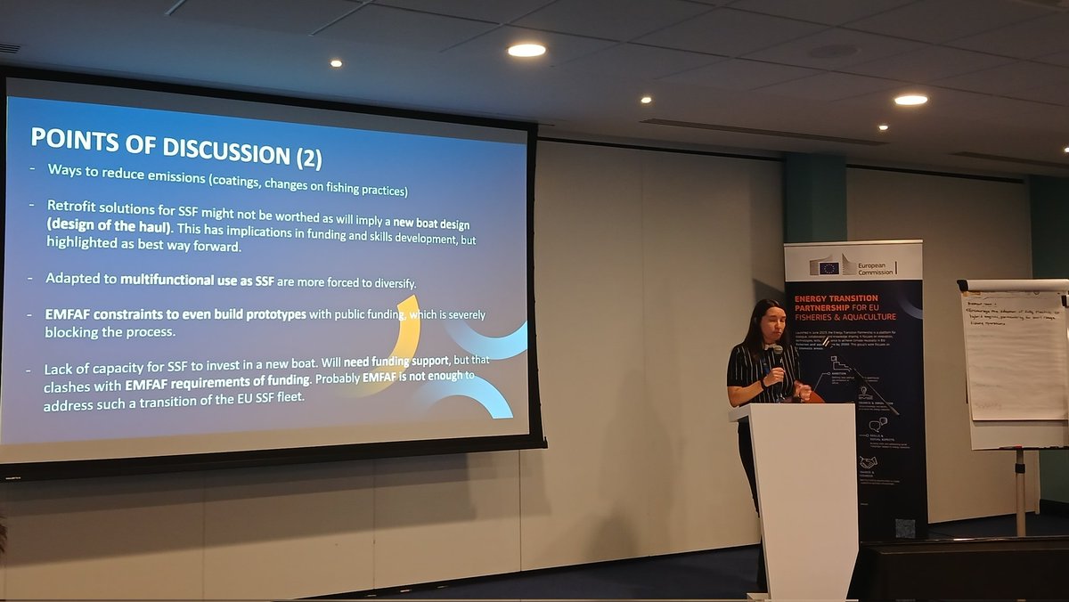 Low Impact Fishers of Europe (@lifeplatformeu) on Twitter photo Our Ex Sec <a href="/MartaCavalle/">Marta Cavallé</a> provides an overview of the ongoing discussions within the ETP SSF working group set up by <a href="/EU_MARE/">EU Maritime & Fish</a>, that she coordinates on behalf of <a href="/LIFEplatformEU/">Low Impact Fishers of Europe</a> and <a href="/SeaglowEU/">Seaglow EUproject</a>, highlighting key solutions to advance on energy-proficient SSF. Our Ex Sec <a href="/MartaCavalle/">Marta Cavallé</a> provides an overview of the ongoing discussions within the ETP SSF working group set up by <a href="/EU_MARE/">EU Maritime & Fish</a>, that she coordinates on behalf of <a href="/LIFEplatformEU/">Low Impact Fishers of Europe</a> and <a href="/SeaglowEU/">Seaglow EUproject</a>, highlighting key solutions to advance on energy-proficient SSF.