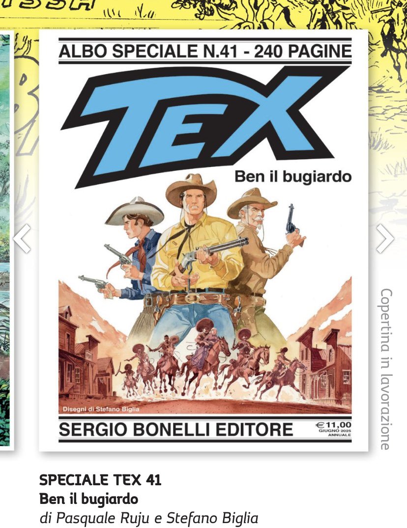 Ecco la copertina del prossimo Texone! 😍