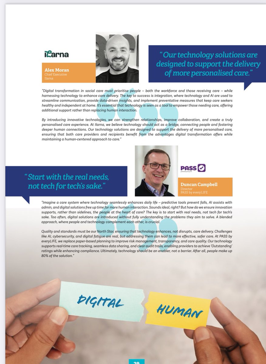 Care Talk (@caretalkmag) on Twitter photo In this ππ¬π€ ππ‘π ππ±π©ππ«ππ¬ we ask:
"How can the sector balance digital transformation, ensuring tech empowers care without alienating the workforce or those receiving support?"ββοΈ
<a href="/TheAccessGroup/">The Access Group</a> <a href="/ilarna_uk/">ilarna_uk</a> <a href="/everyLIFETech/">everyLIFE Technologies</a>
bit.ly/2BdO22j PG 30
#socialcare In this ππ¬π€ ππ‘π ππ±π©ππ«ππ¬ we ask:
"How can the sector balance digital transformation, ensuring tech empowers care without alienating the workforce or those receiving support?"ββοΈ
<a href="/TheAccessGroup/">The Access Group</a> <a href="/ilarna_uk/">ilarna_uk</a> <a href="/everyLIFETech/">everyLIFE Technologies</a>
bit.ly/2BdO22j PG 30
#socialcare
