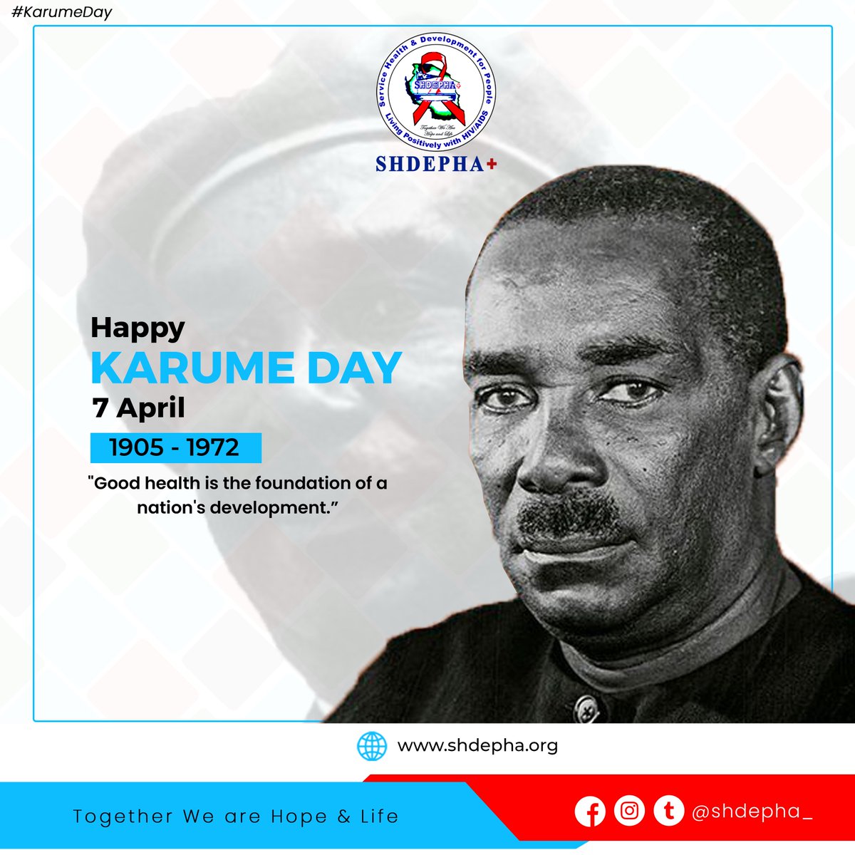 _SHDEPHA's tweet photo. Today, we honor the legacy of Mzee Karume - a visionary leader who believed that true national development begins with the health of its people. 🕊️💚
His words still guide us as we build a healthier, stronger Tanzania.

#KarumeDay #KarumeLegacy https://t.co/0dq5WaPkXG