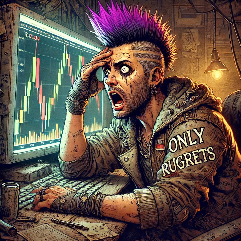 OnlyRugretsLabz's tweet image. Everyone waking up today like

No regret

Only $RUGRET